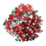 Alphabet and Snowflake Confetti Set for Party Decoration